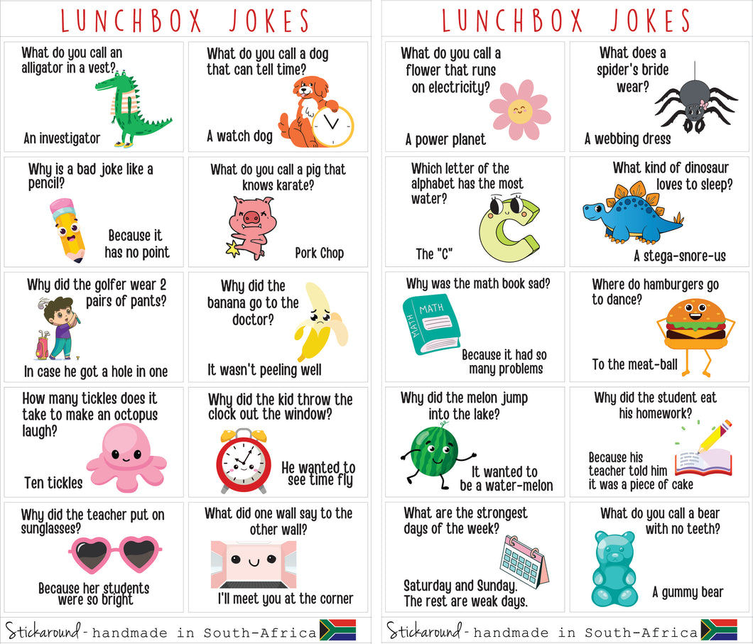 Lunchbox Jokes 2