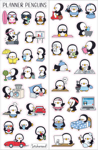 Penguin Planner Stickers