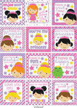 Load image into Gallery viewer, Lunchbox Stickers - Princess - Girls
