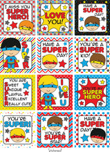 Load image into Gallery viewer, Lunchbox Stickers - Super Hero - Boys
