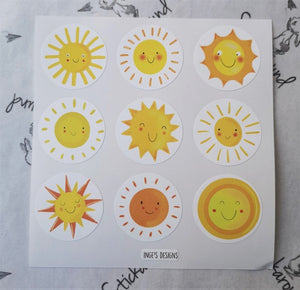 Sunny sticker set