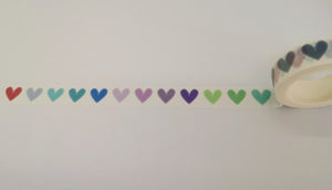 Washi Tape - Stitched Hearts