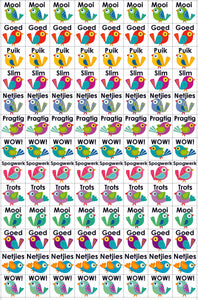 Boho Birds - Teacher Stickers