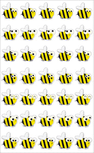 Bubble Eye Bees - Teacher Stickers