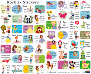 Lunchbox Stickers - Girl