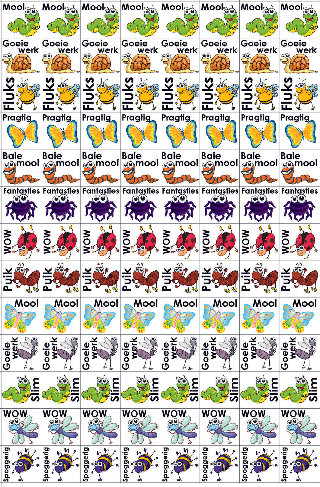 Insects - Teacher Stickers